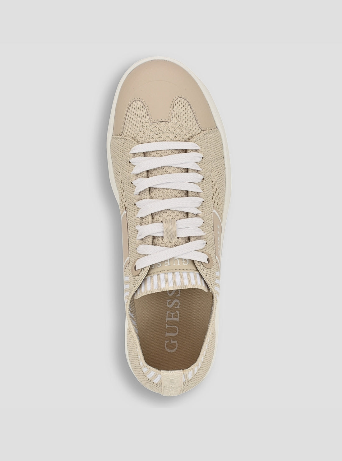 GUESS Footwear Light Natural Jrixie Sneakers JRIXIE Top View