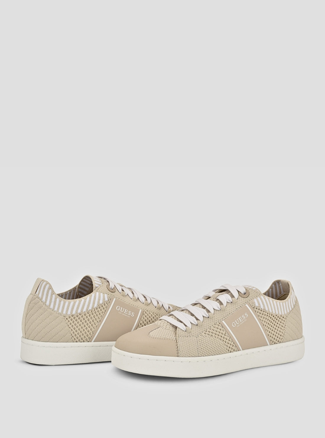 GUESS Footwear Light Natural Jrixie Sneakers JRIXIE Front Side View