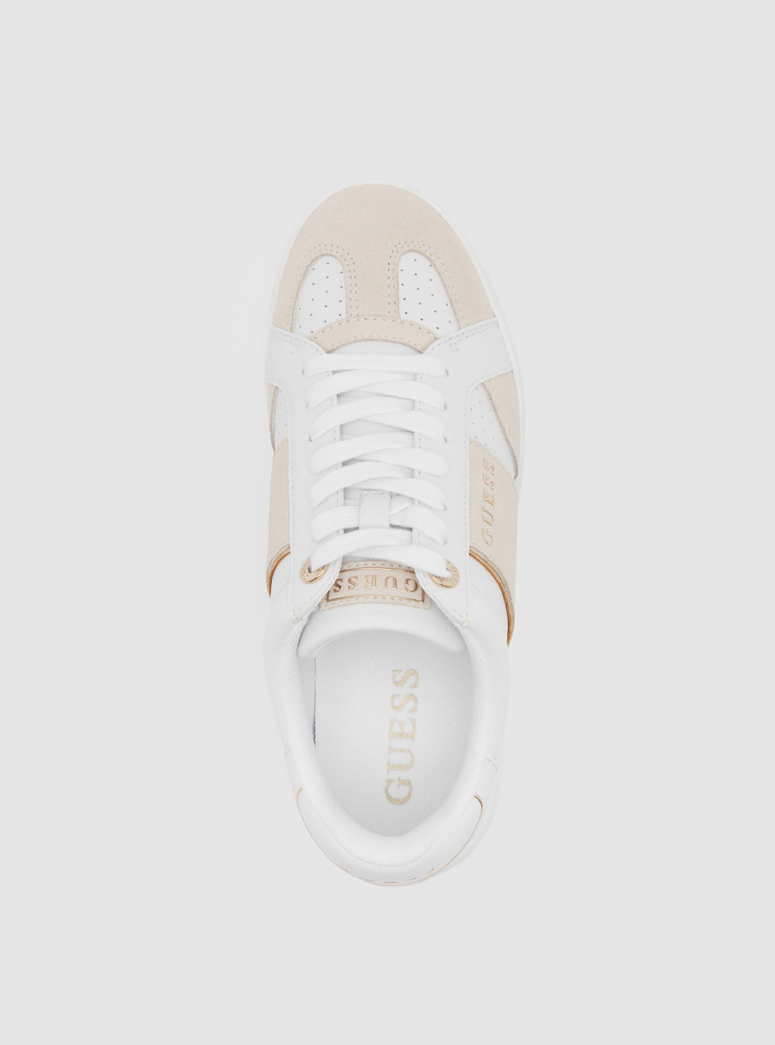 Guess Sneakers Donna Jrone9 – Tomaia In Sintetico Con Inserti In Pelliccia, Logo Dorato E Suola Gum, Perfette Per Il Casual