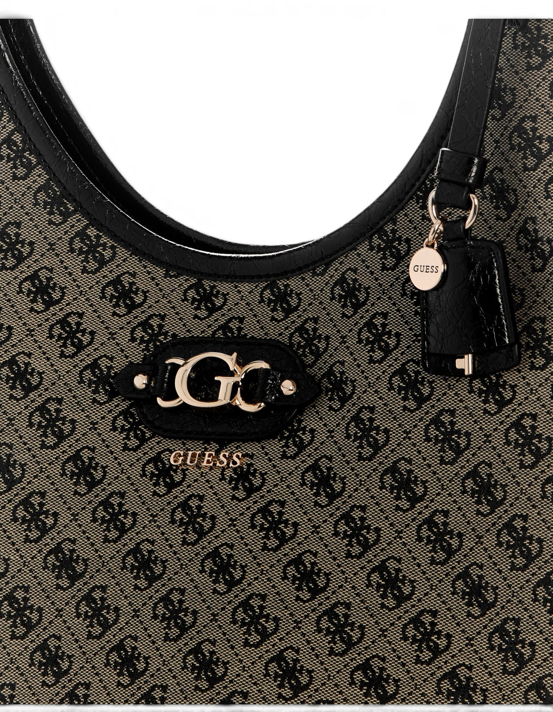 Black Logo Samantha Girlfriend Tote Bag