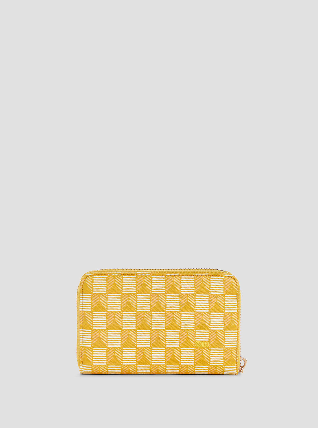 Yellow Logo G Wave Medium Wallet