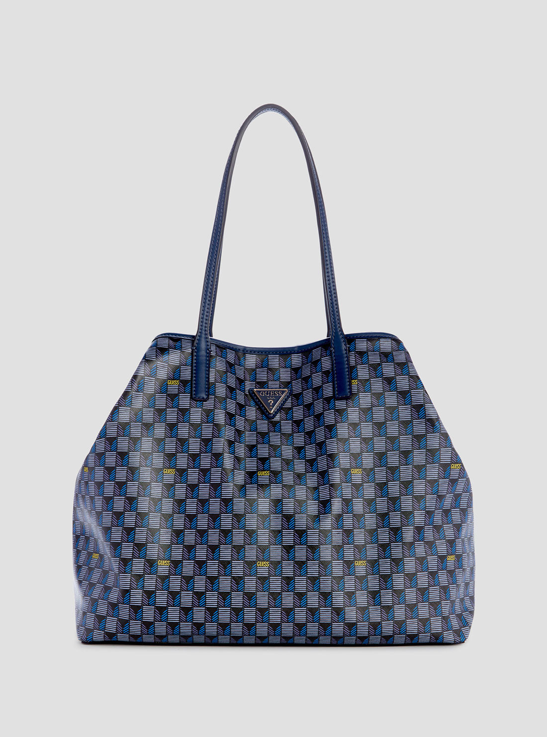 Blue Logo G Wave Large Tote Bag