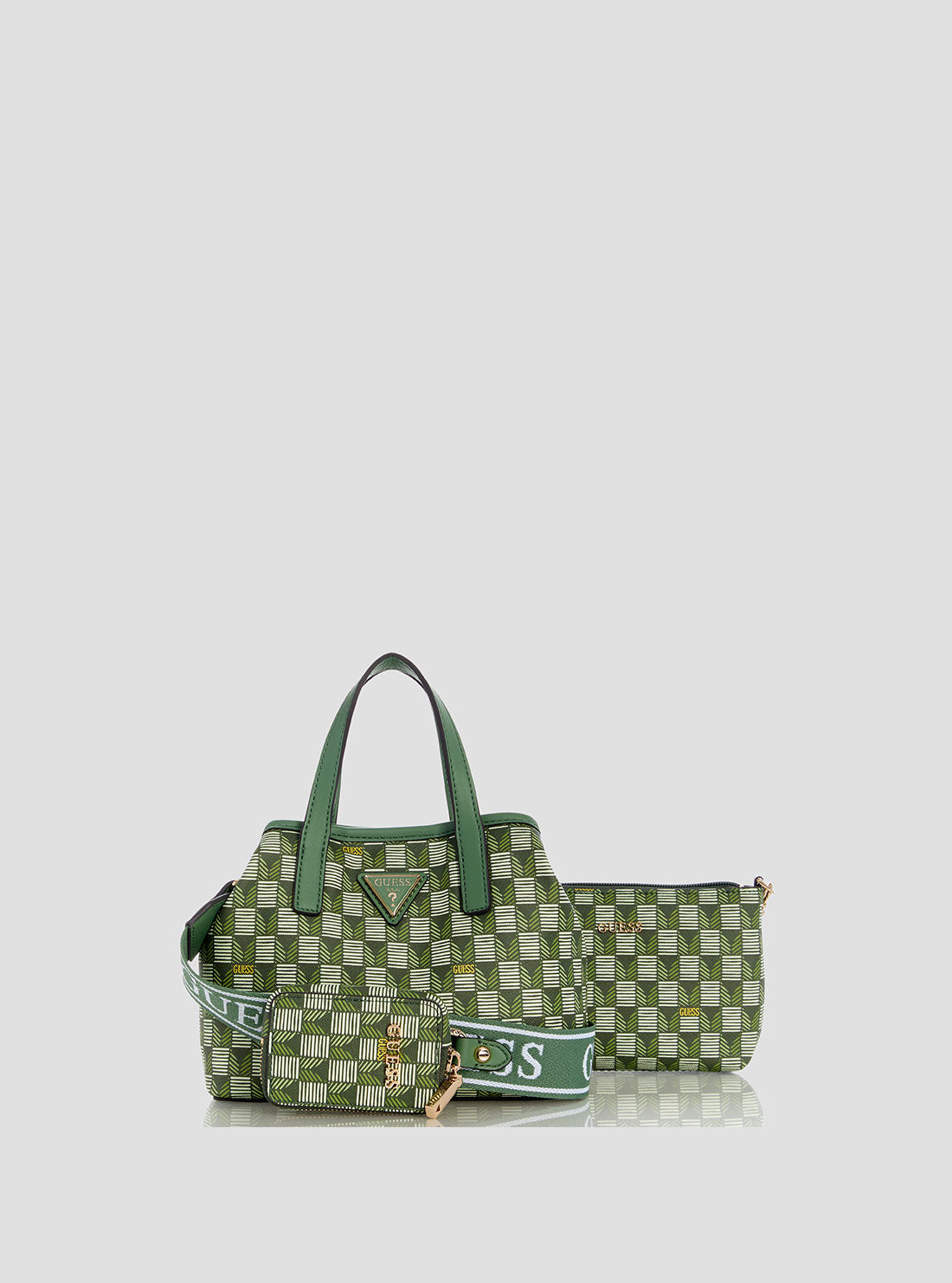 Green Logo G Wave Mini Tote Bag