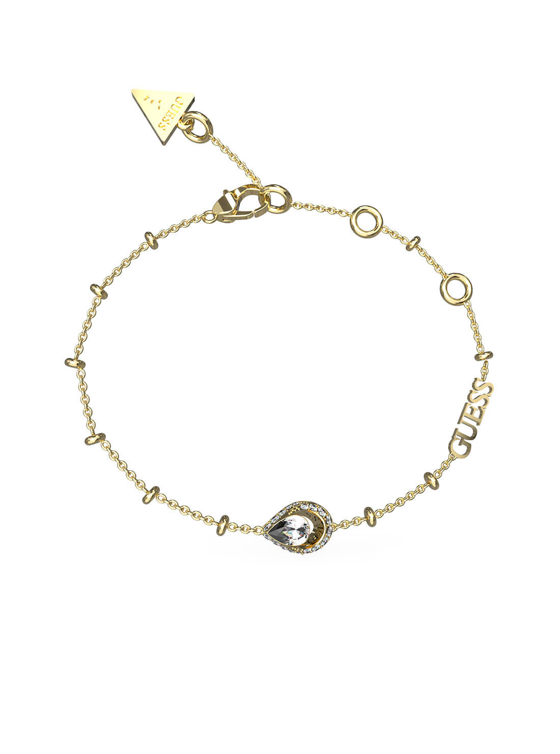 Gold Lollipop Bracelet | GUESS Women's Jewellery | front view