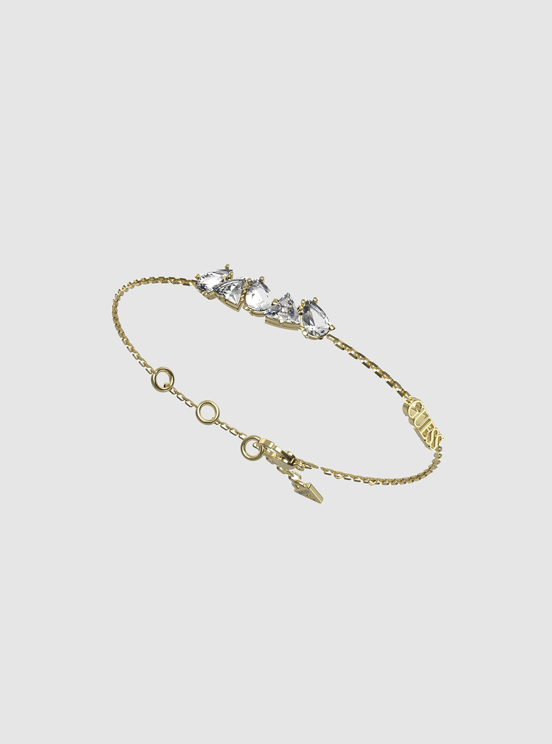 Gold Multi Crystal Bracelet