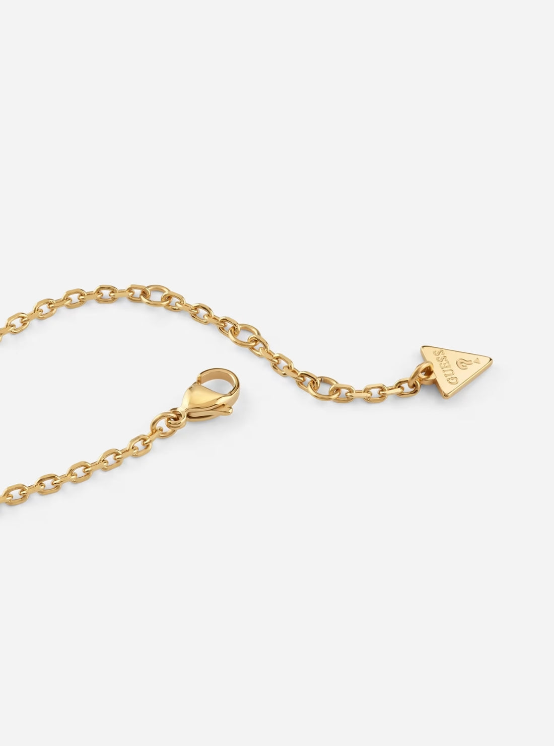 GUESS Accessories Gold Heart Charm Bracelet JUBB05057JW Detail View