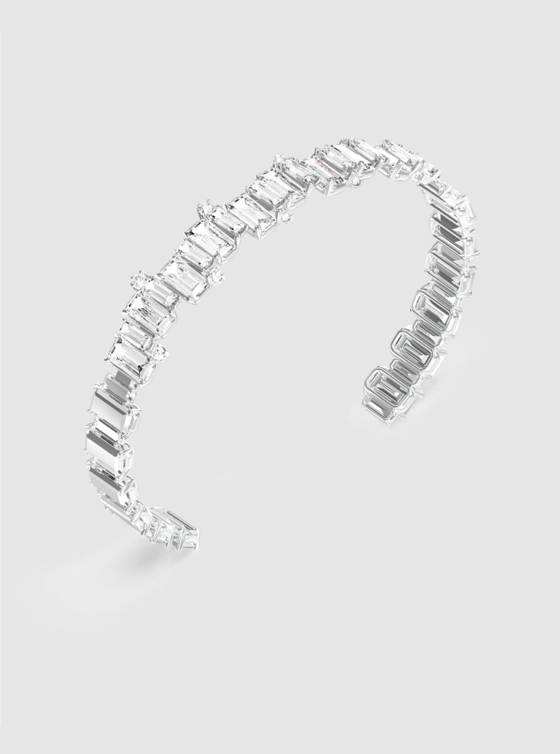 GUESS Accessories Silver Chandelier Bangle Bracelet JUBB05352JW Front View