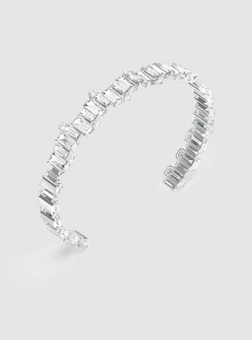 GUESS Accessories Silver Chandelier Bangle Bracelet JUBB05352JW Front View