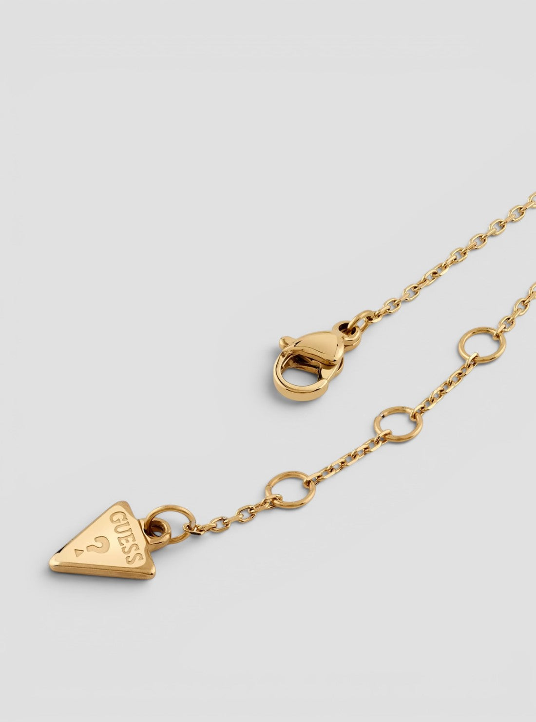 GUESS Accessories Gold Single Leaf Bracelet JUBB05503JW Detail View2