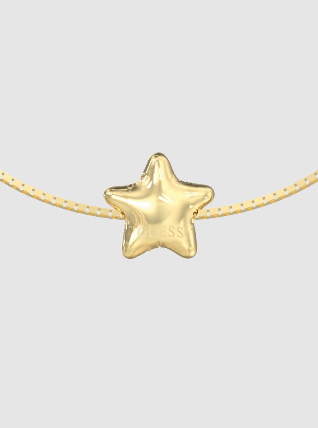 GUESS Accessories Gold Modern Star Bracelet JUBB05546JW Detail View
