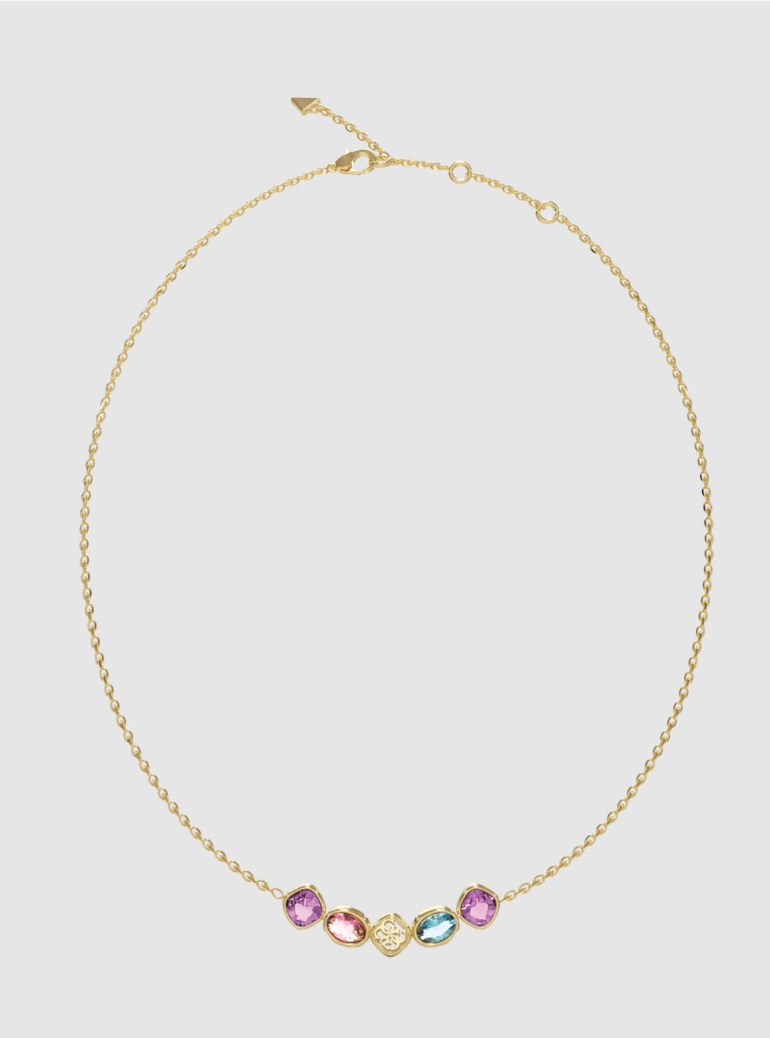 GUESS Accessories 4G Multi Crystal Necklace JUBN05569JW Front View