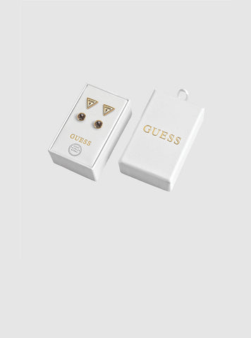 Logo Stud 2 Piece Earring Set