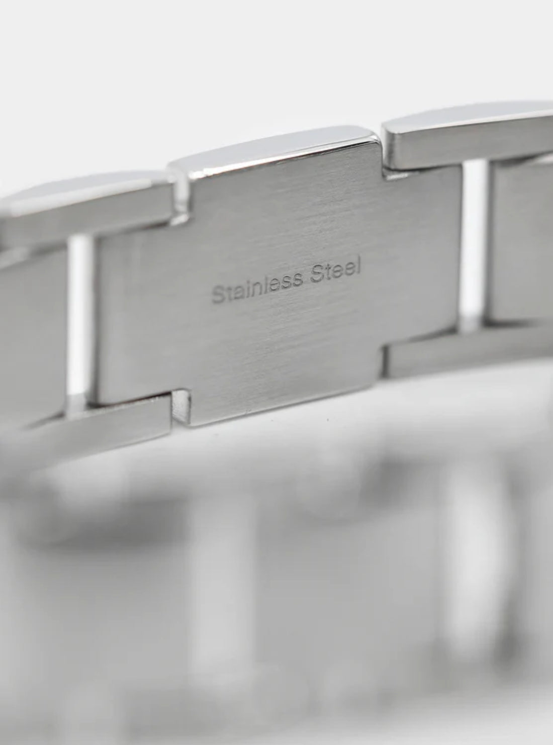 Steel Logo Chain Bracelet