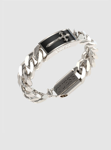 Silver Thick Chain Bracelet