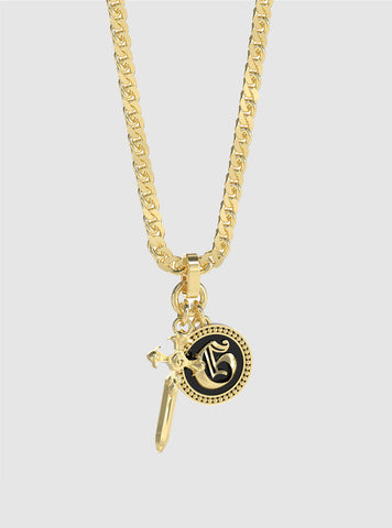 Gold Pendants Necklace