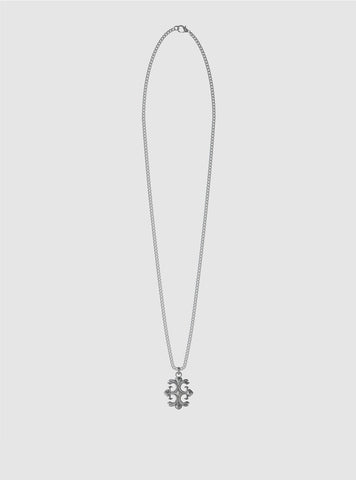 Silver Rebel Charm Necklace