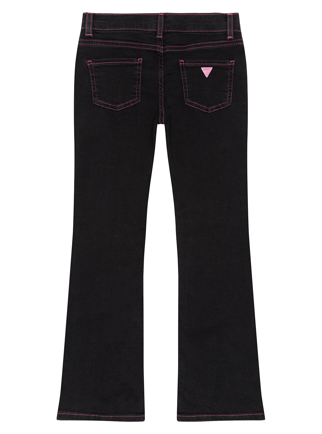 GUESS Black Denim Flare Pants (2-7) back view