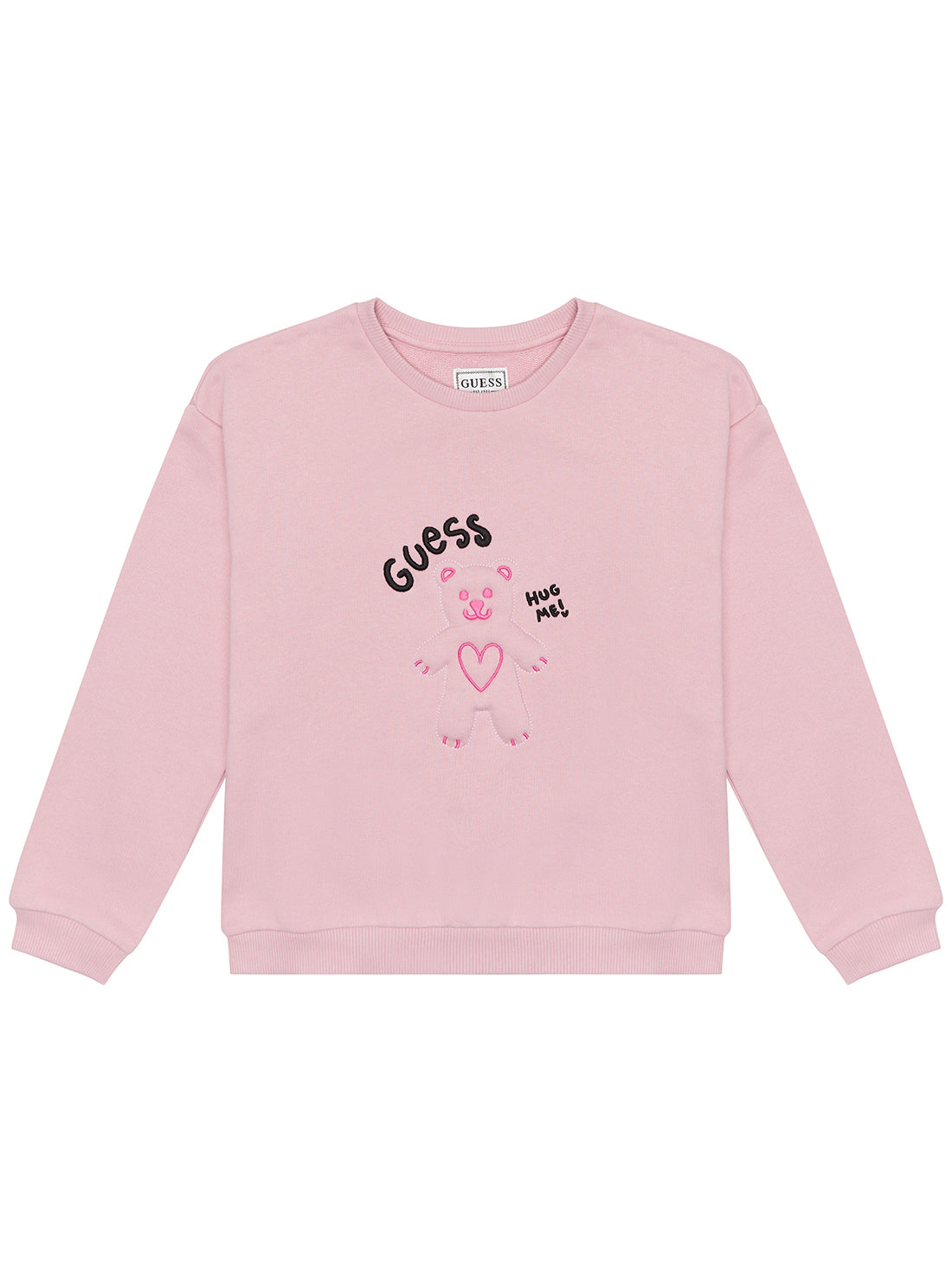 Pink Long Sleeve Jumper (2-7) GUESS - Main Image