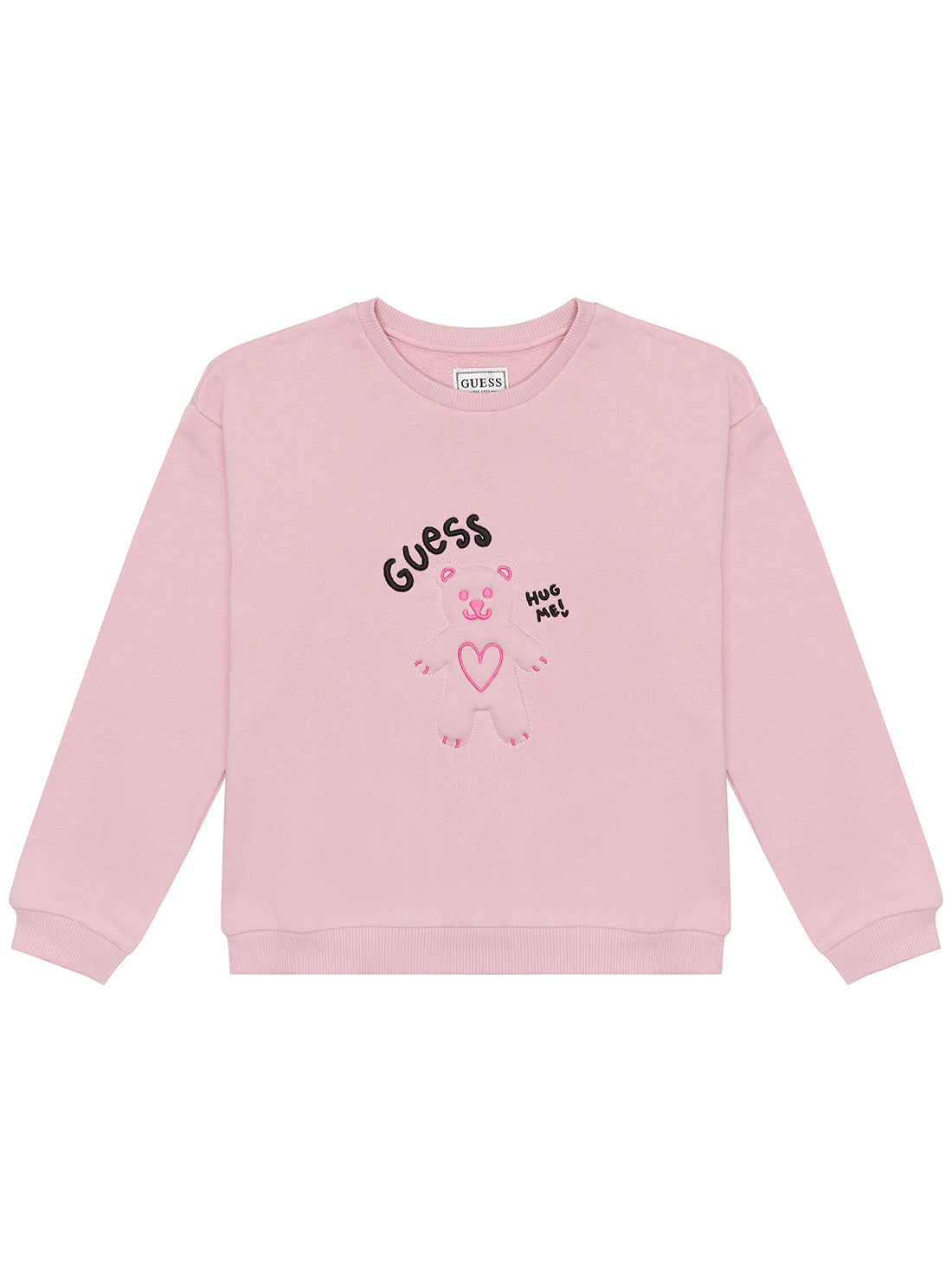 GUESS Pink Long Sleeve Jumper (2-7) front view