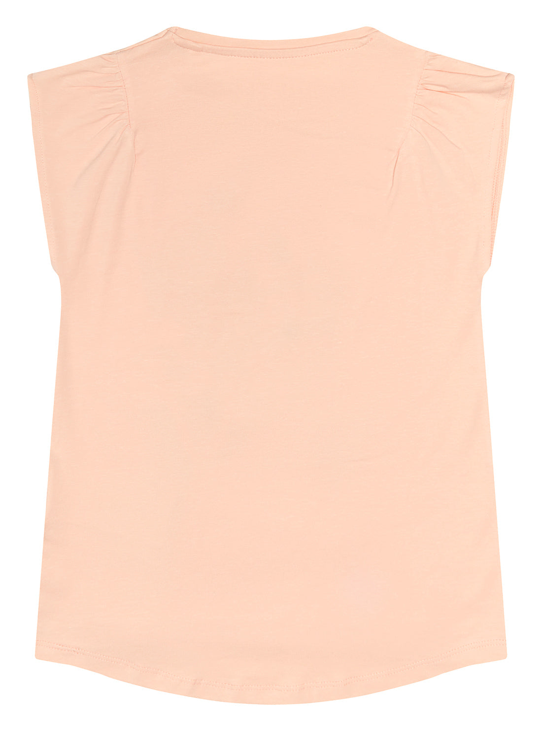Girl's Peach Journey Graphic T-Shirt back view