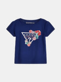 GUESS Blue Short Sleeve T-Shirt (2-7) front view