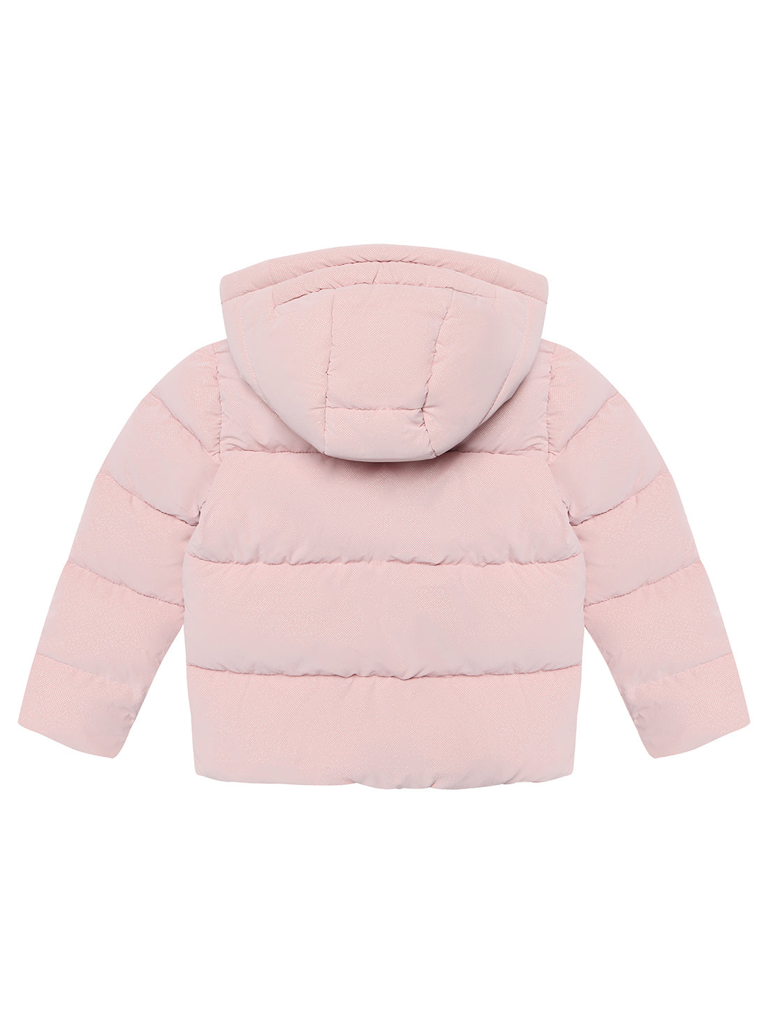 Pink Hooded Puffer Jacket (2-7)