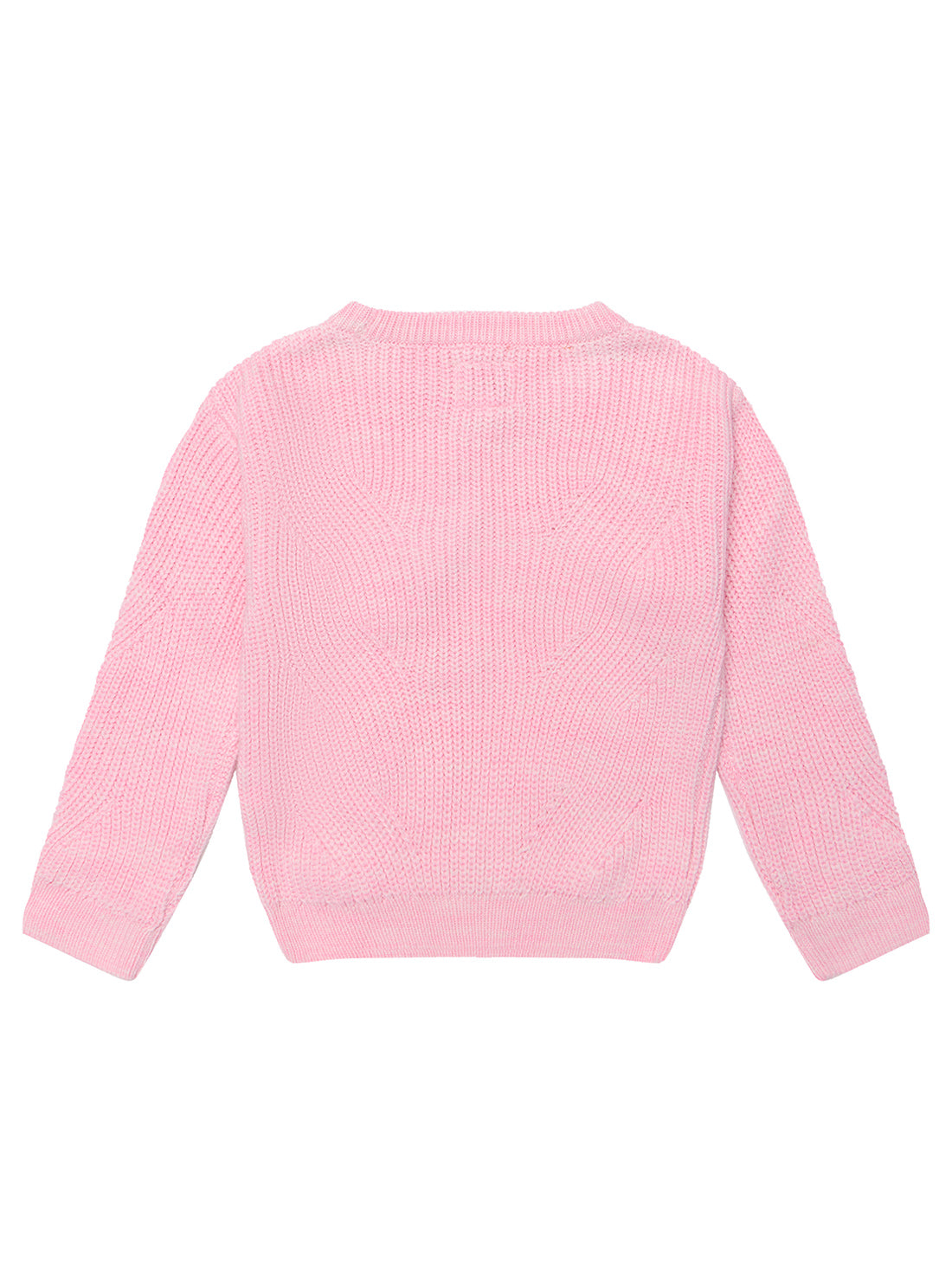 Pink Long Sleeve Knit Sweater (2–7)