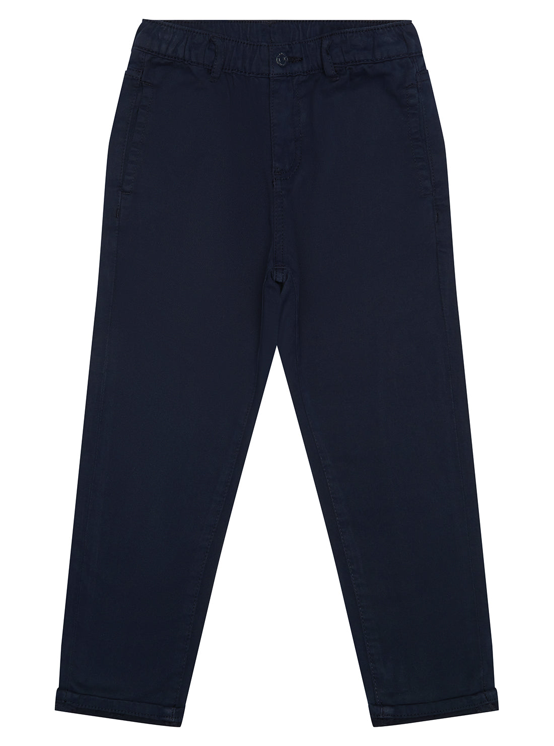 Navy Twill Fashion Fit Pants (2-7)