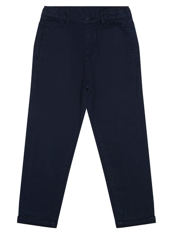 Navy Twill Fashion Fit Pants (2-7)