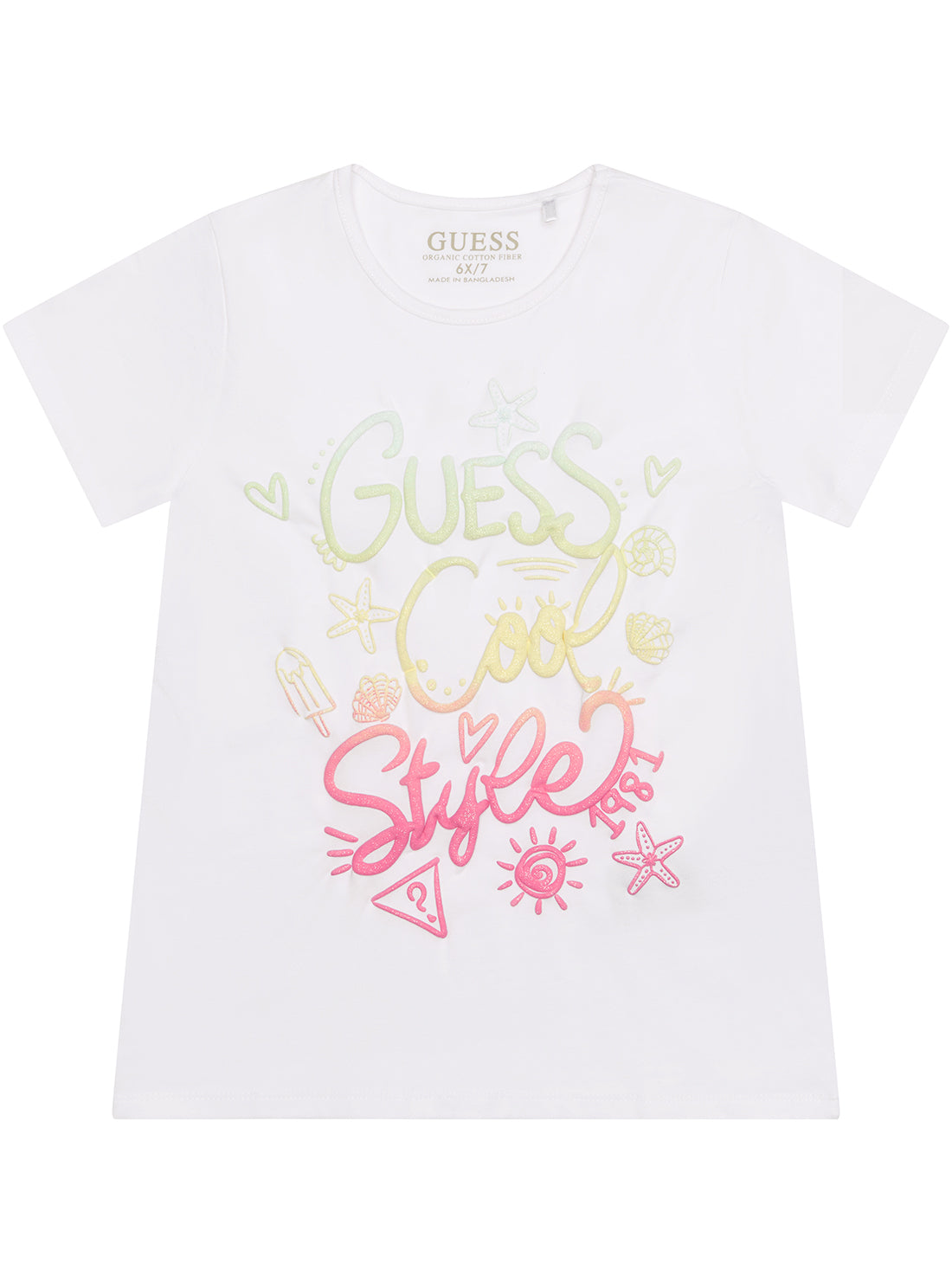 White Short Sleeve T-Shirt (2-7)