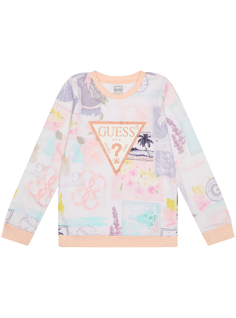 Paradise Print Active Top (2-7) | GUESS