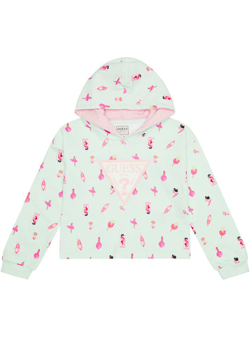 Green Hooded Jumper (2-7)