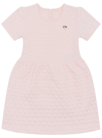 Pink Bonded Knit Mini Dress (2-7)