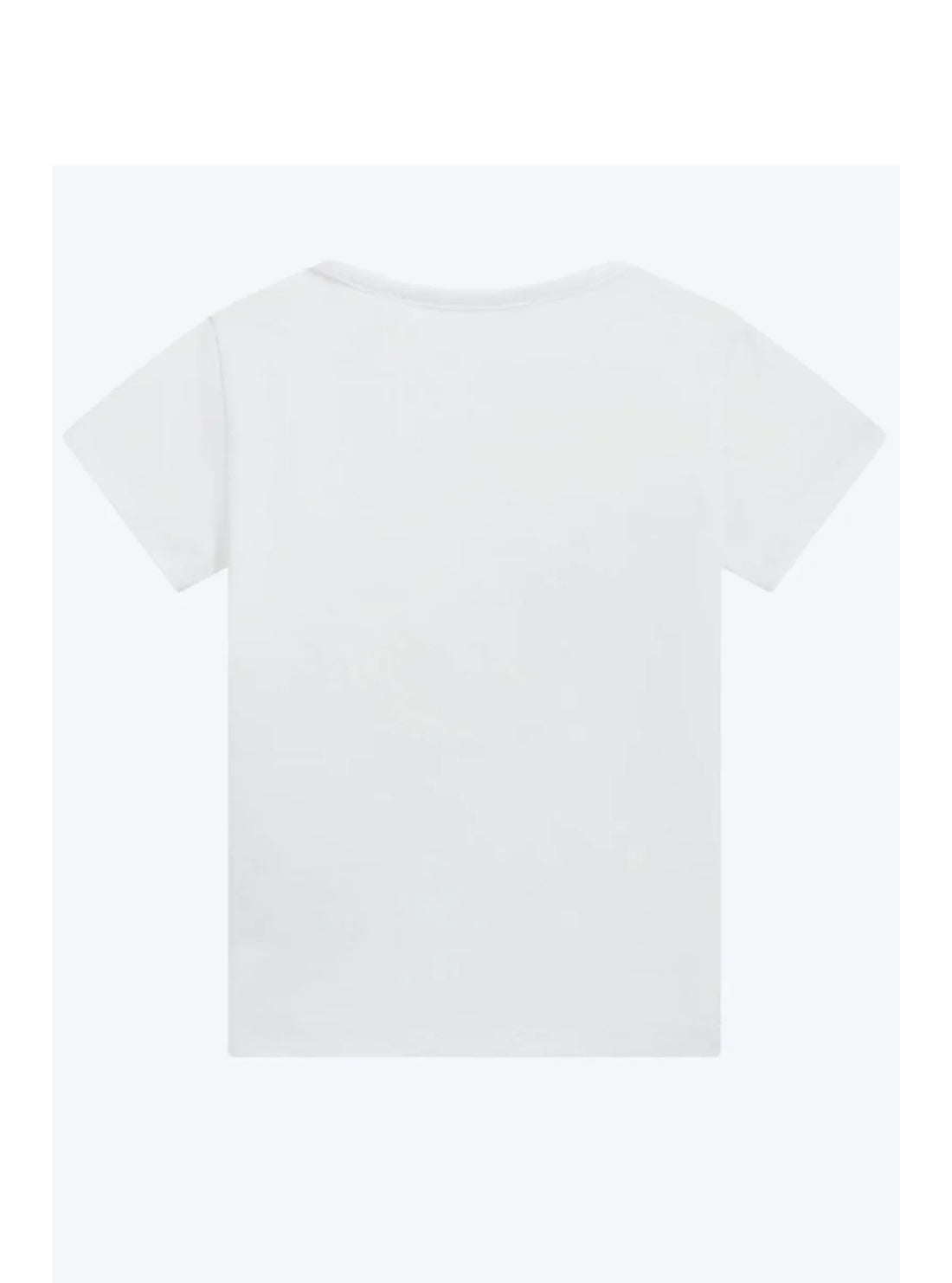 GUESS Kids White Heart Logo T-Shirt K5BI01J1314 Back View
