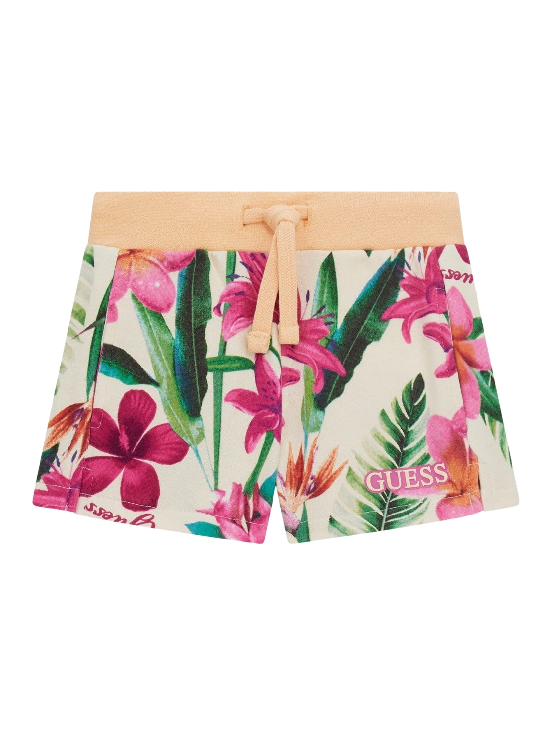 GUESS Kids Eco Multi Floral Active Shorts (2-7) K5GD05KA6R4 Front View