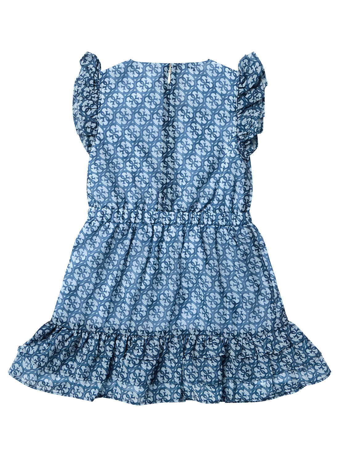 Blue Short Sleeve Dress (2-7)
