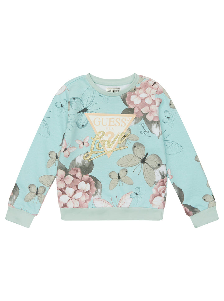 Blue Long Sleeve Active Top (2-7)