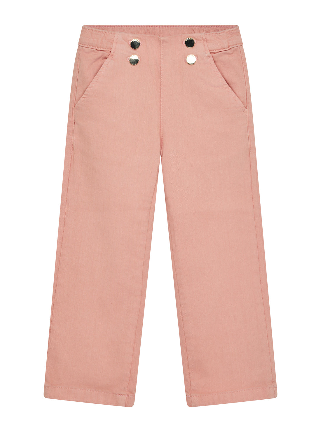 GUESS Kids Orange Stretch Bull Denim Fashion Fit Pants (2-7) K5YB03WE620 Front View