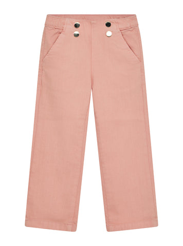 GUESS Kids Orange Stretch Bull Denim Fashion Fit Pants (2-7) K5YB03WE620 Front View