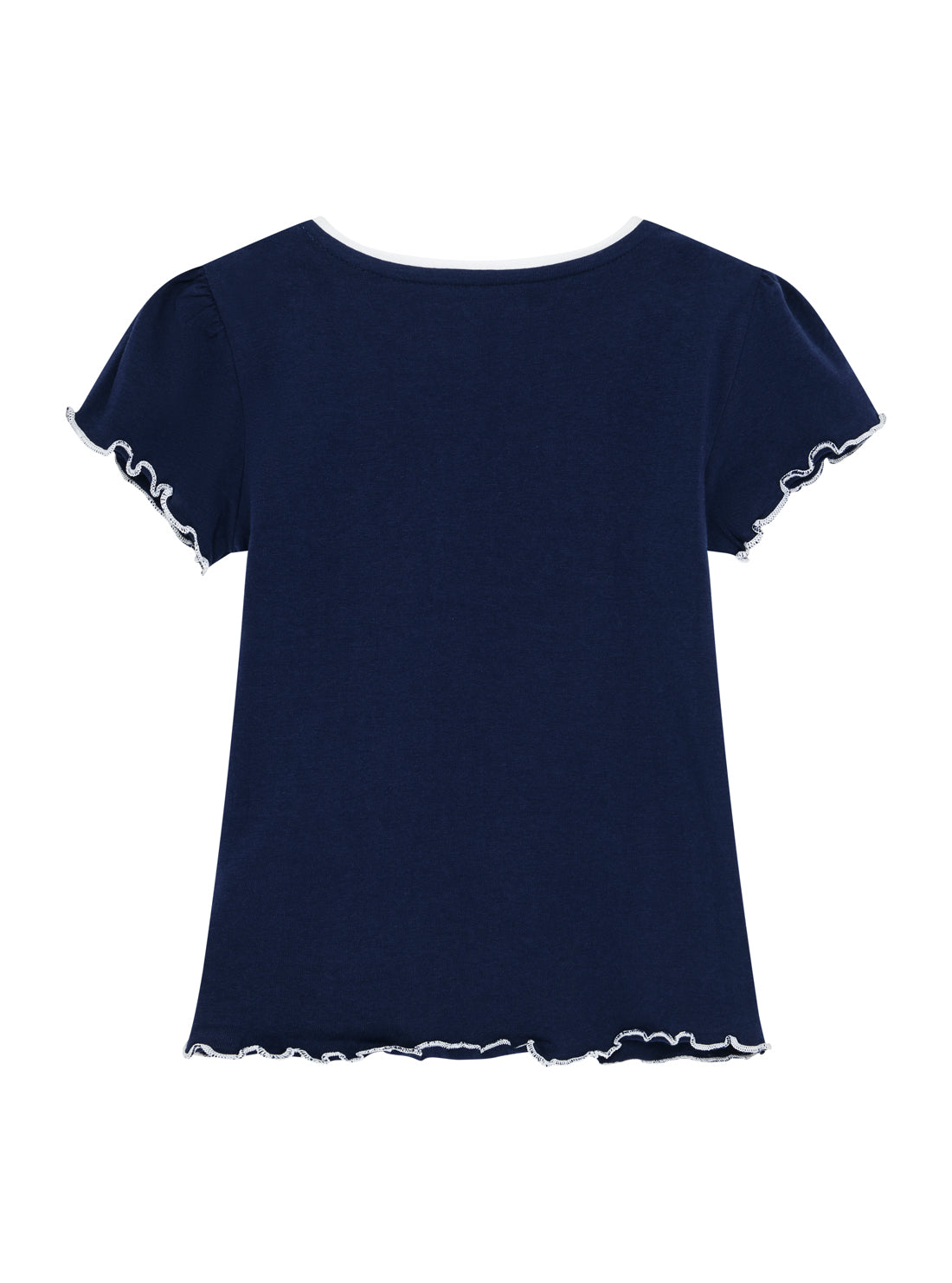 GUESS Kids Blue Love 1981 Graphic T-Shirt (2-7) K5YI13K6YW4 Back View