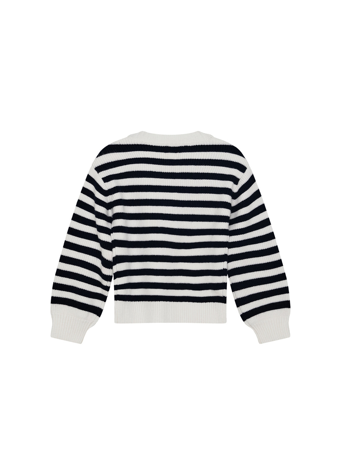 GUESS Kids Multi-Striped Long-Sleeve Cardigan (2-7) K5YR03Z3FU0 Back View