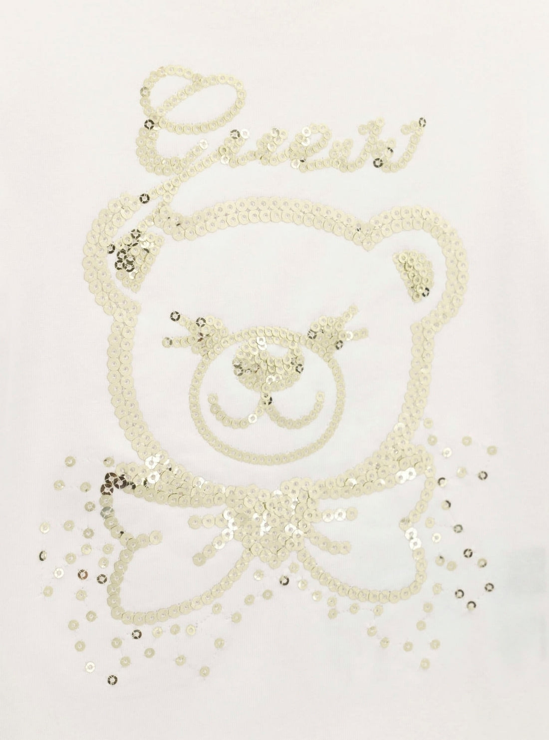 GUESS Kids White Long Sleeve Bear T-Shirt (2-7) K6BI05K5802 Detail view