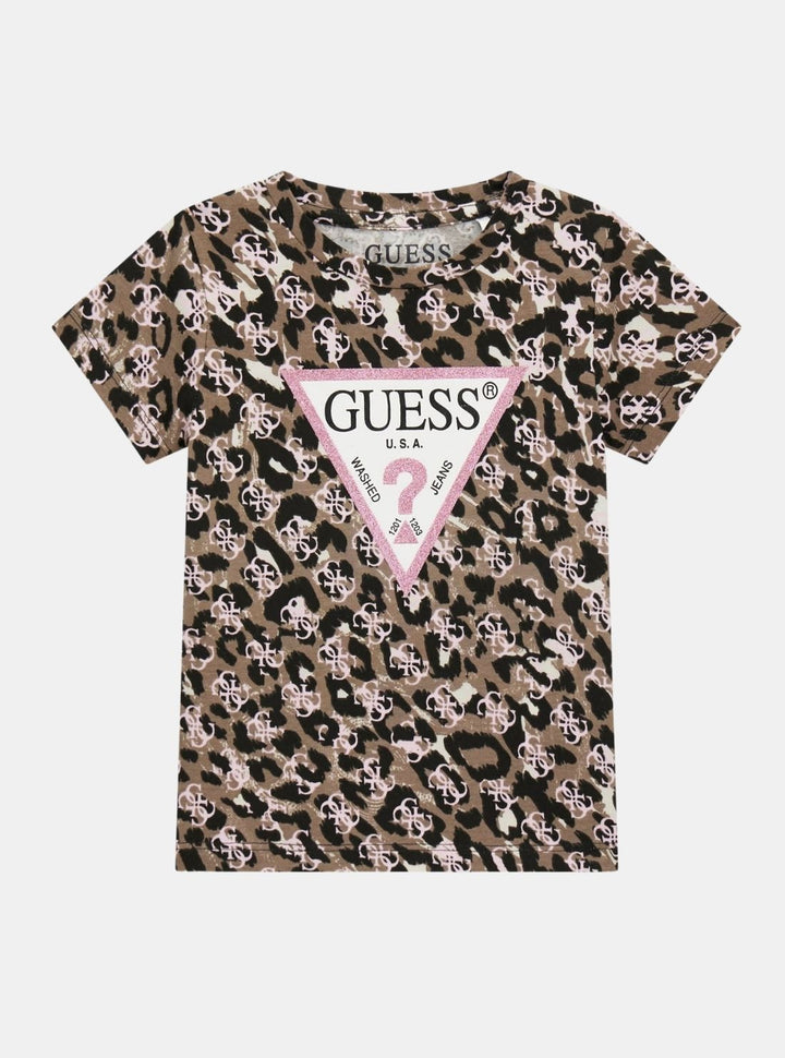 GUESS Kids Animalier 4G Logo T-Shirt K6YI05K3668 Front Virew