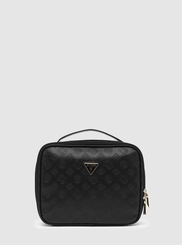 Black Logo Wilder Cosmetics Organiser Case