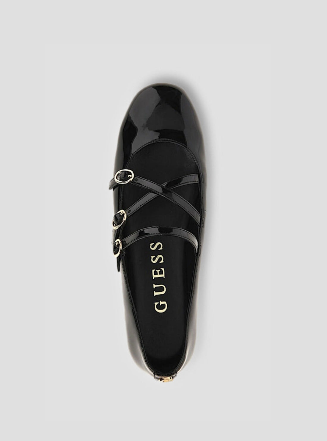 GUESS Footwear Black Kaldra Ballet Flats KALDRA Top View