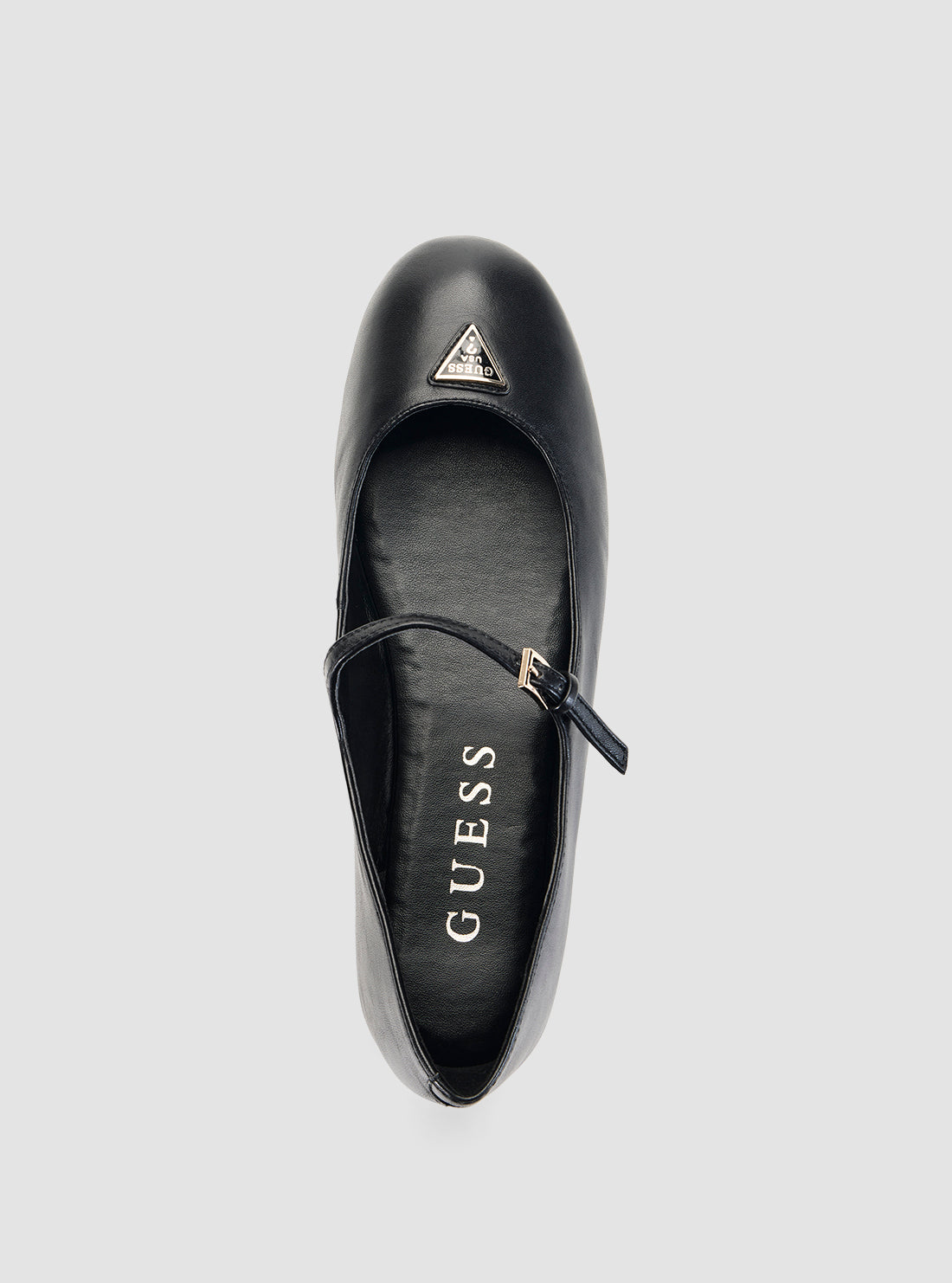 GUESS Footwear Black Kalida Ballet Flats KALIDA Top View
