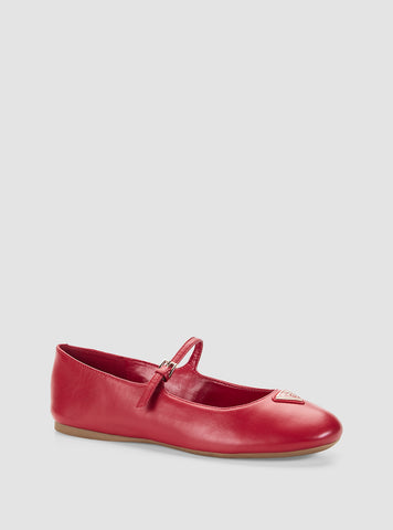 GUESS Footwear Red Kalida Ballet Flats KALIDA Front Side View