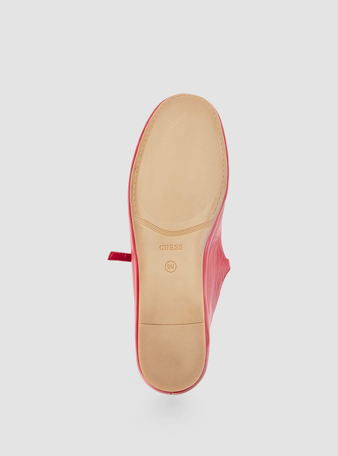 GUESS Footwear Red Kalida Ballet Flats KALIDA Bottom View