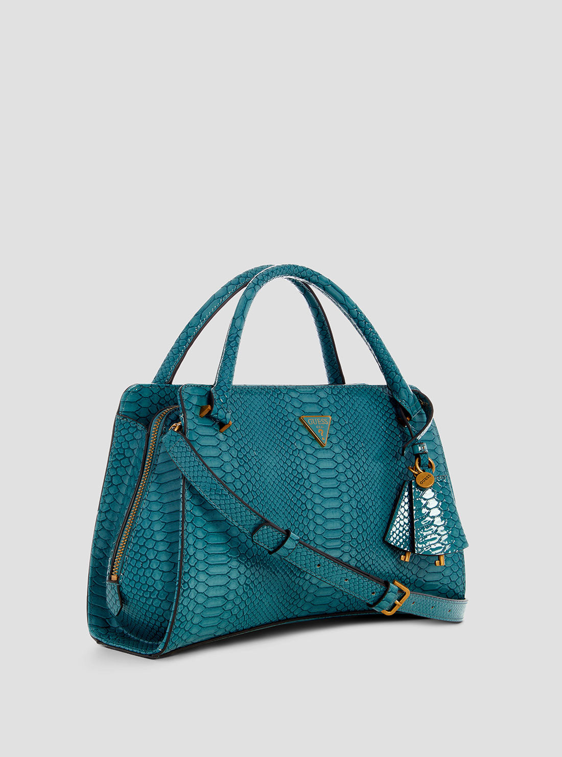 Blue Annita Girlfriend Satchel Bag