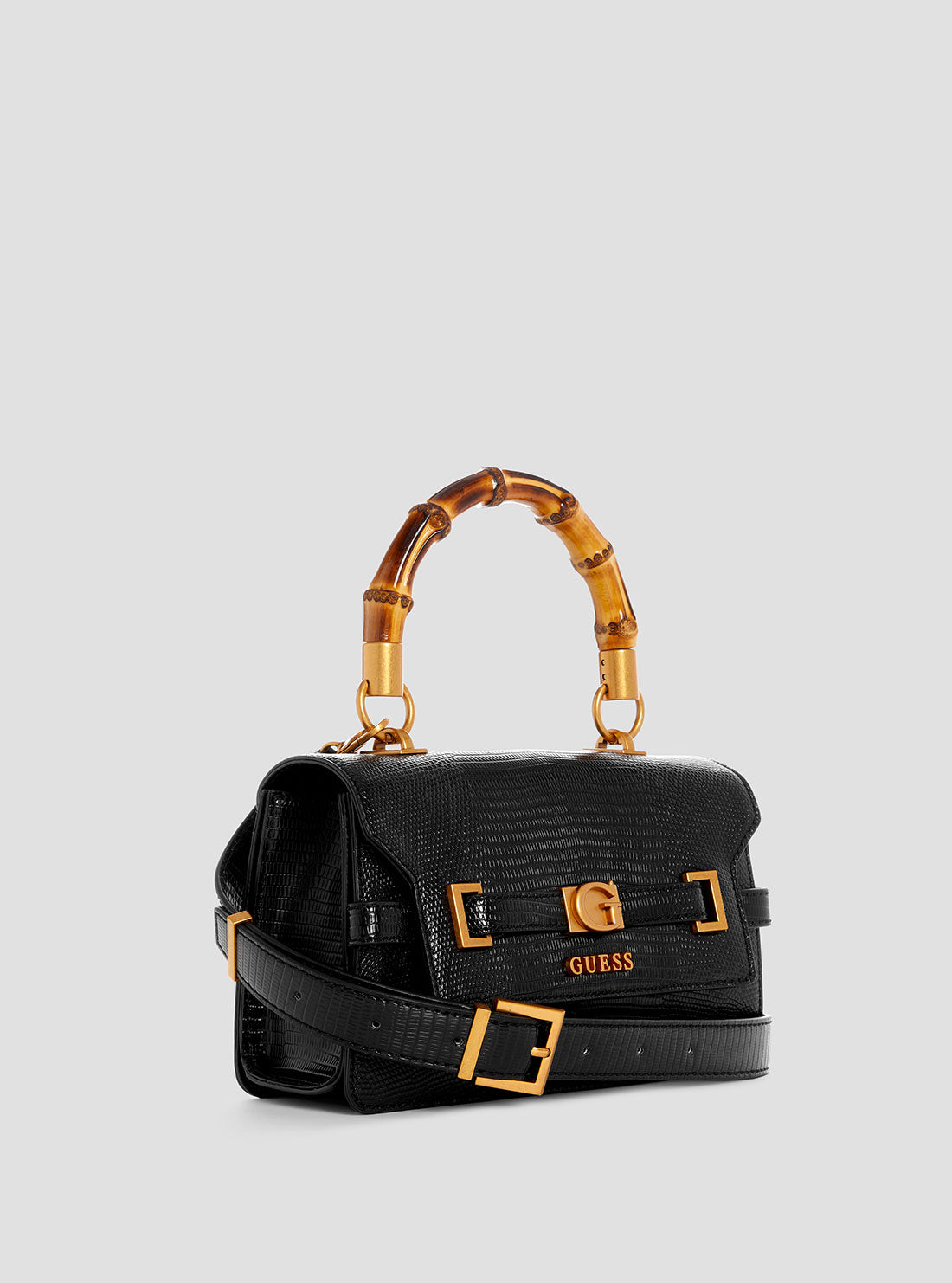 Black Sibel Top Handle Bag